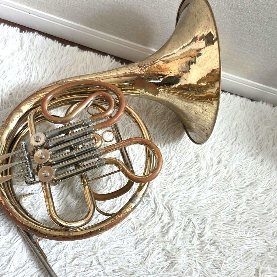 ヤマハ フレンチ ホルン YHR-313　ジャンク　ケース　マウスピース