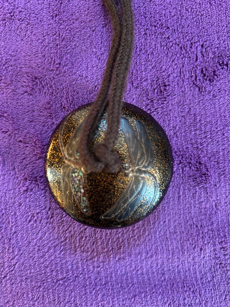 根付け 勝虫 トンボ 絵柄