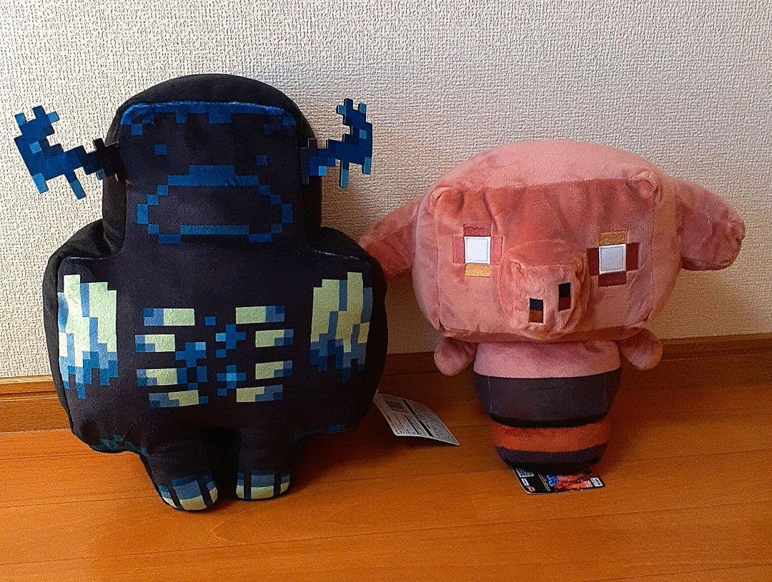 【マイクラ】ぬいぐるみセット　クリーパー　ゾンビ　ピグリン　ウォーデン