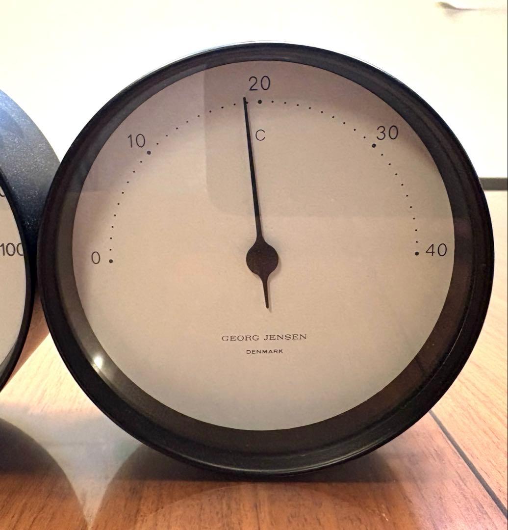 ジョージジェンセン×ロイヤルコペンハーゲン 温度計＆時計　 北欧ビンテージ