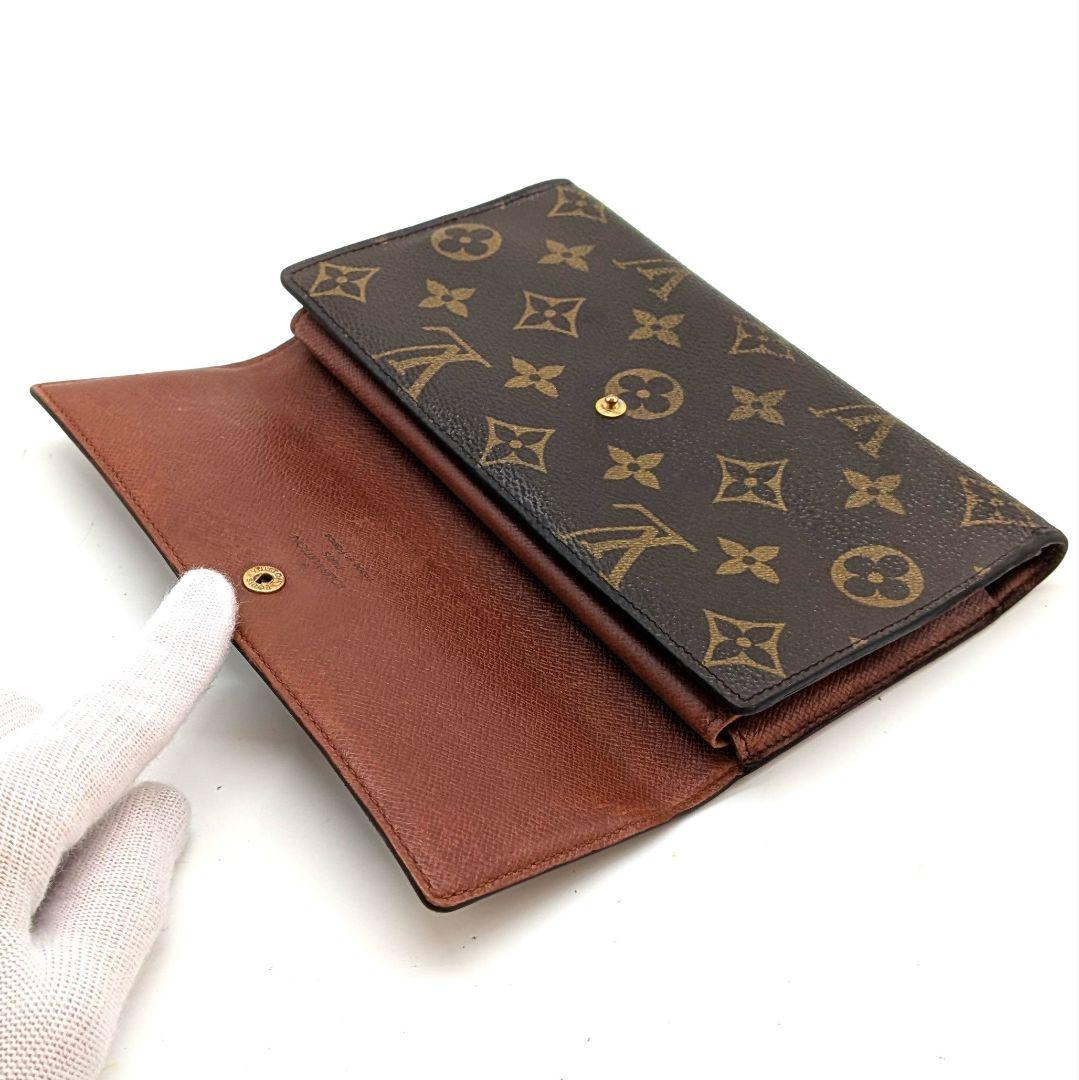 ルイヴィトン モノグラム インターナショナル 三つ折り 長財布 B50