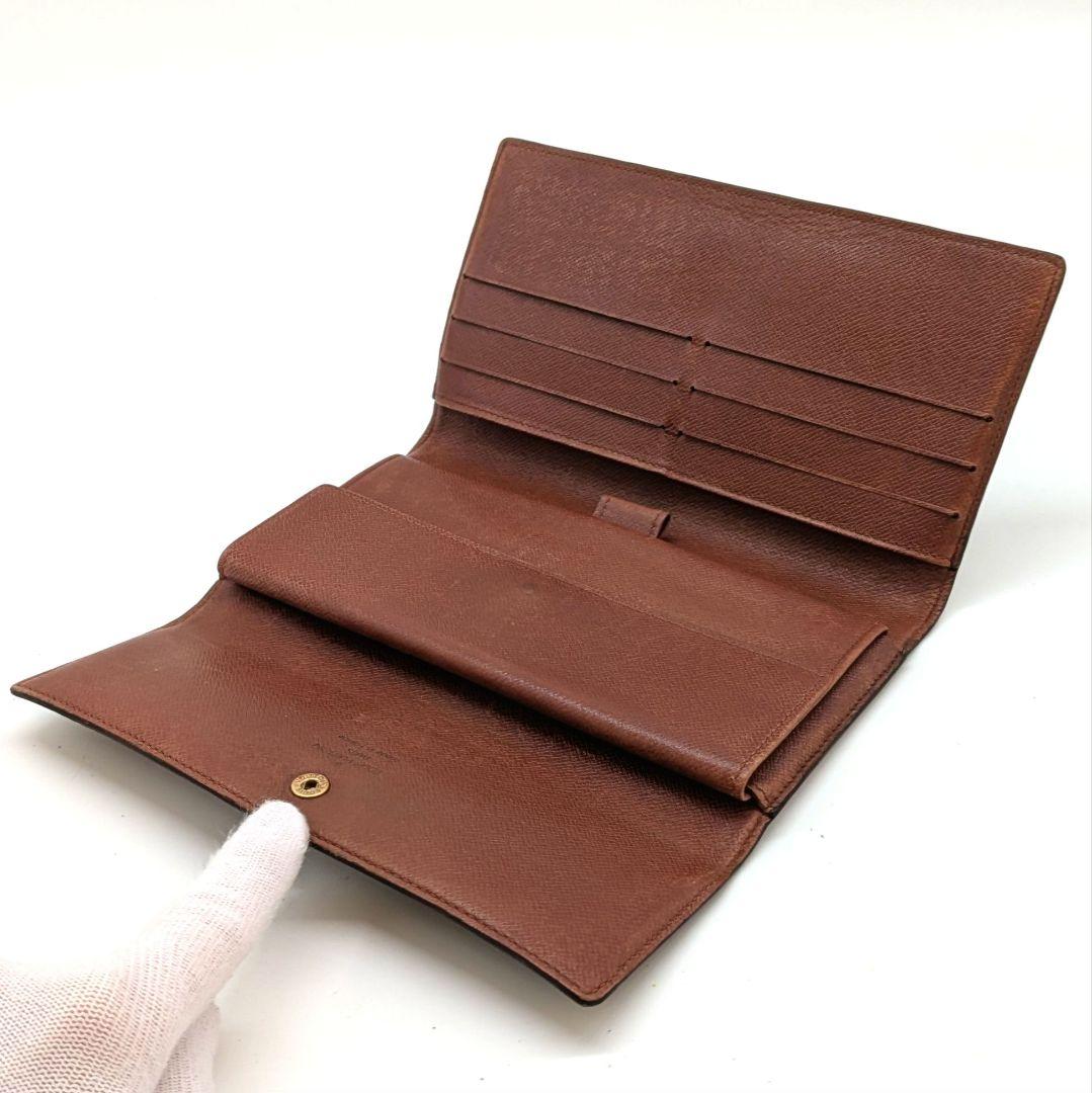 ルイヴィトン モノグラム インターナショナル 三つ折り 長財布 B50