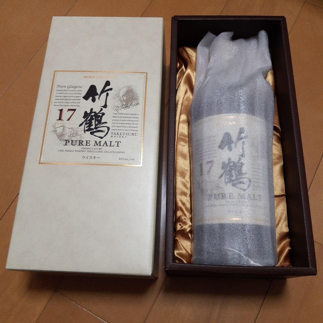 竹鶴17年 ウイスキー 700ml 新品未開栓 化粧箱(美品)入り