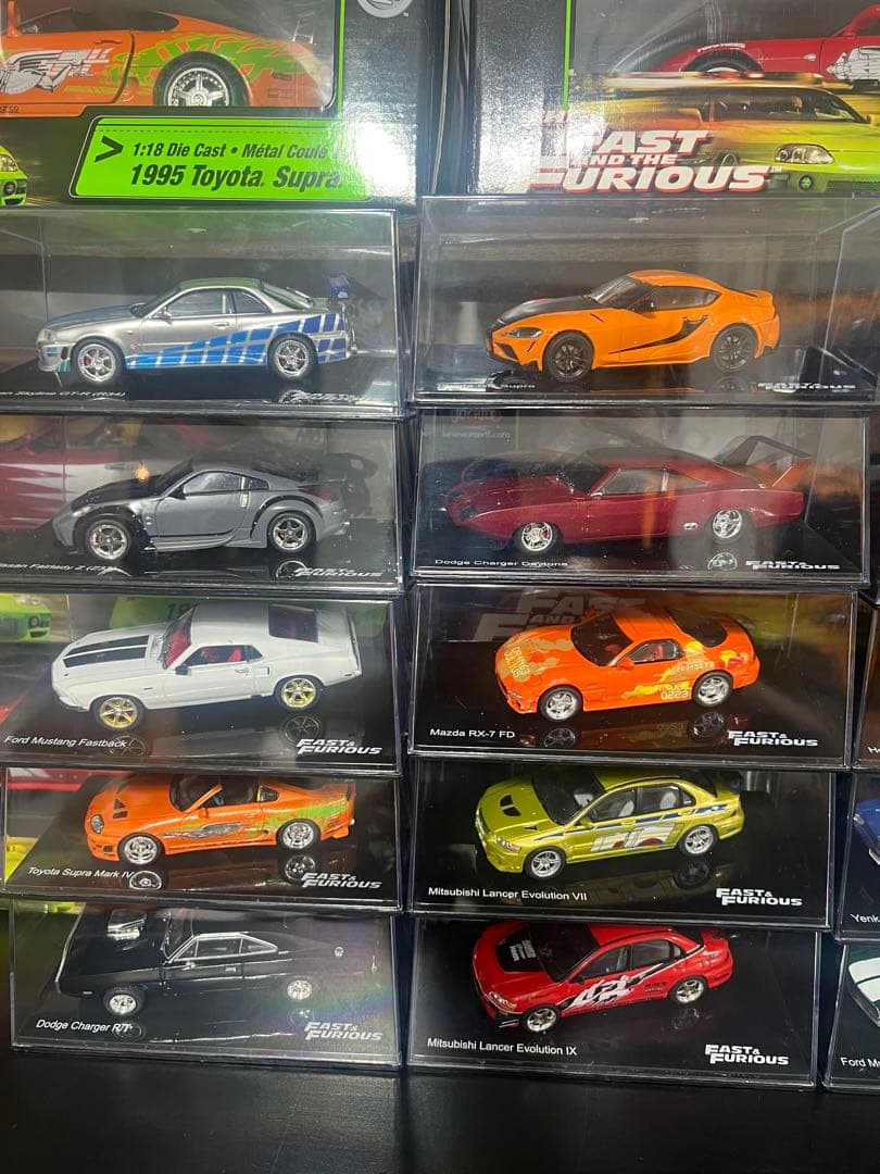 ディアゴスティーニ ワイルドスピード ミニカー 19台