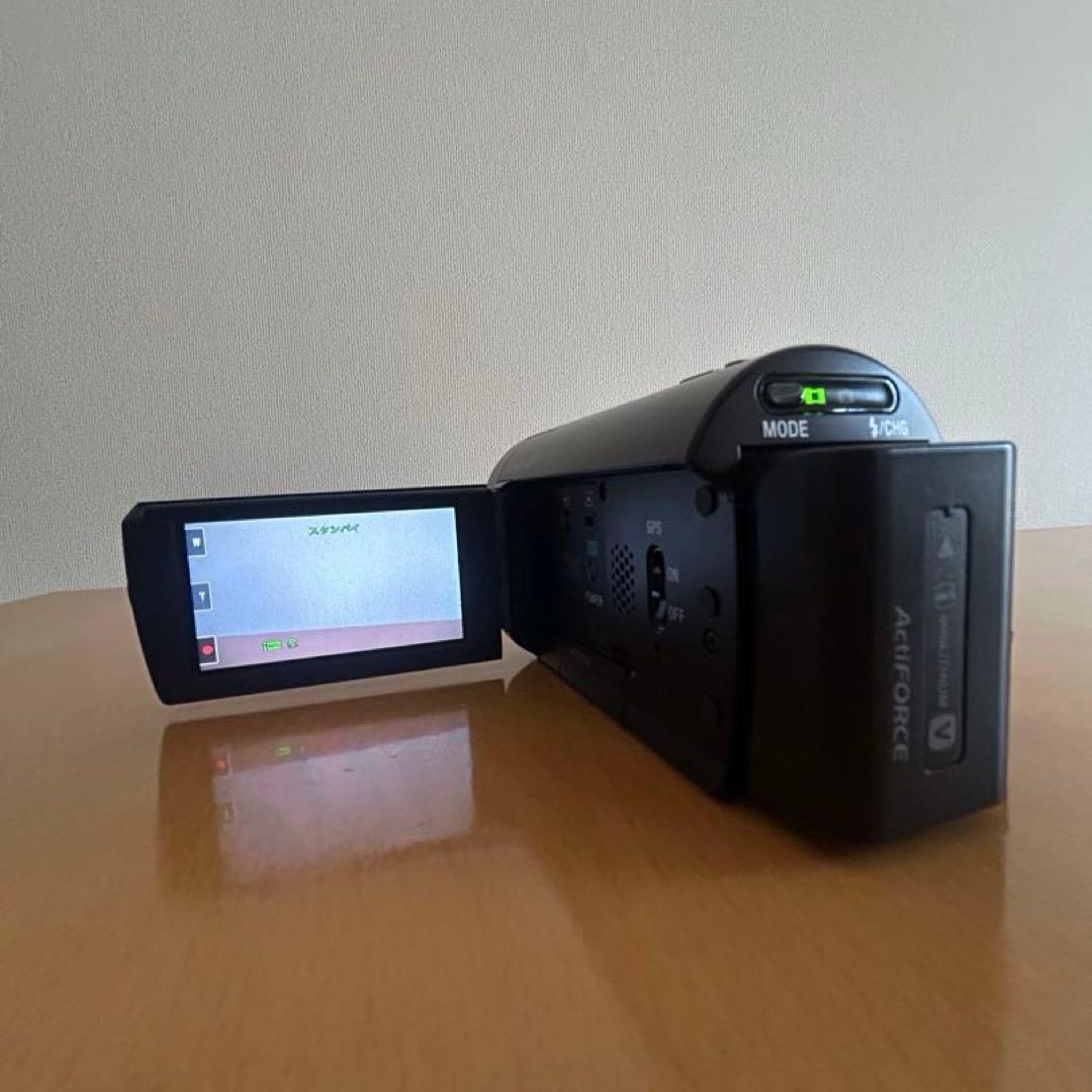 【美品】中古　SONY ハンディカム　 HDR-CX370V ボルドー