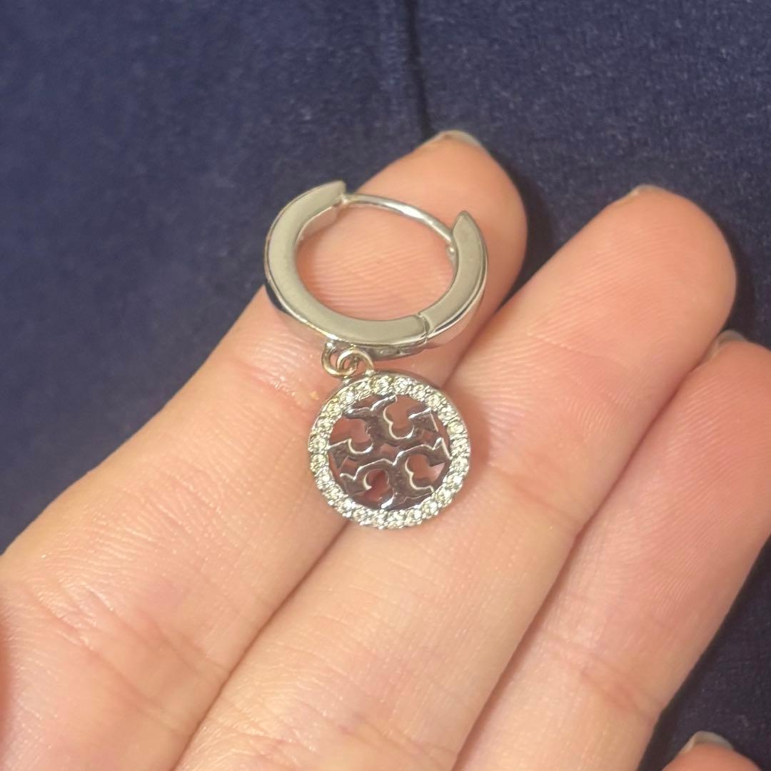 トリーバーチ アイコン パヴェ フープ ピアス TORYBURCH ピアス