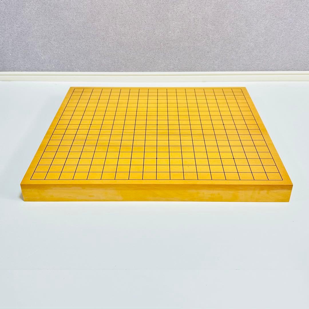 【高級天然木:ハギ3枚造り】卓上碁盤 1.2寸 本榧 天地柾目 碁盤 特撰