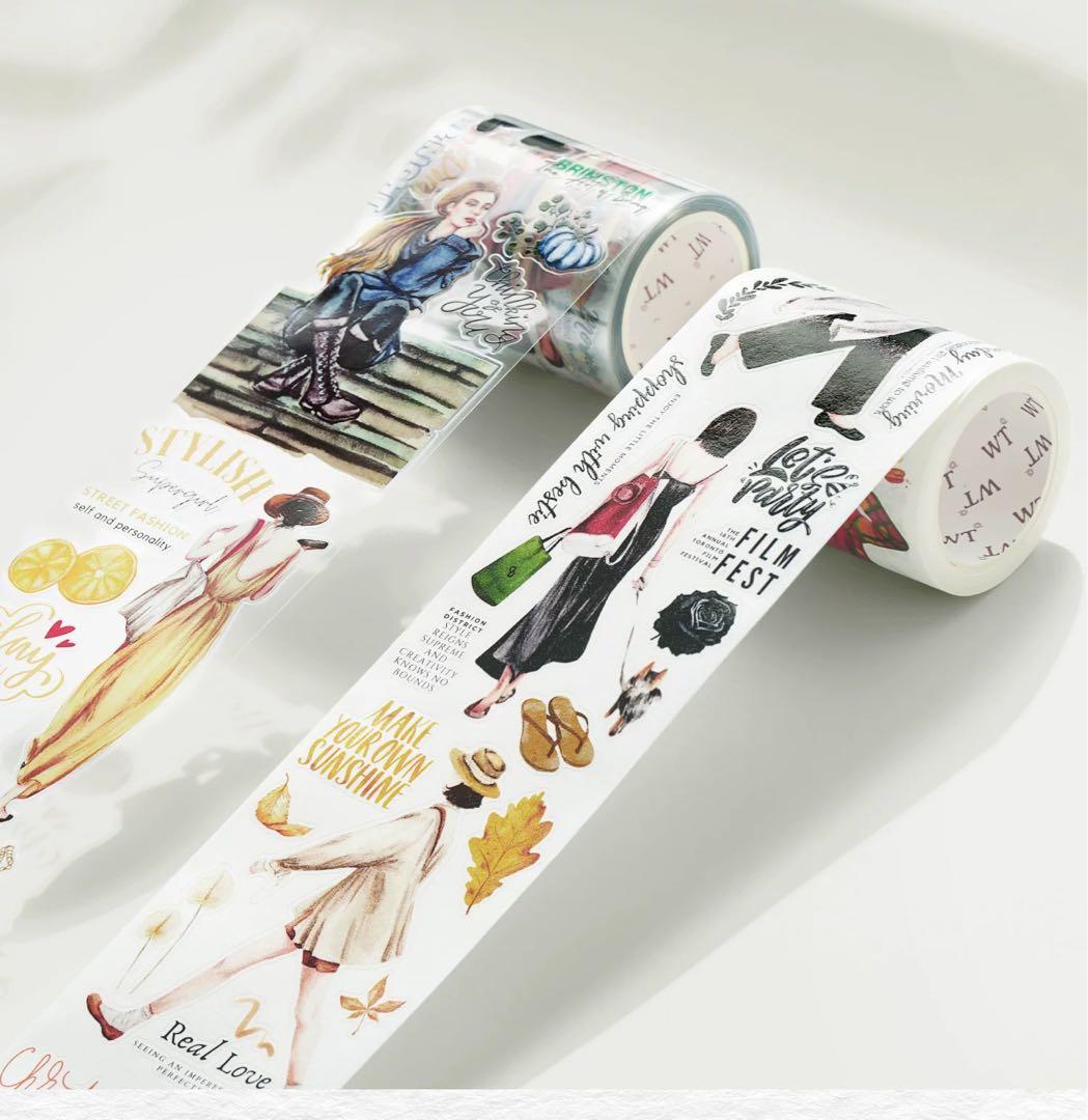 ⭐️SALE⭐️WT《行走的艺术》海外マスキングテープ　マステ 【2164】