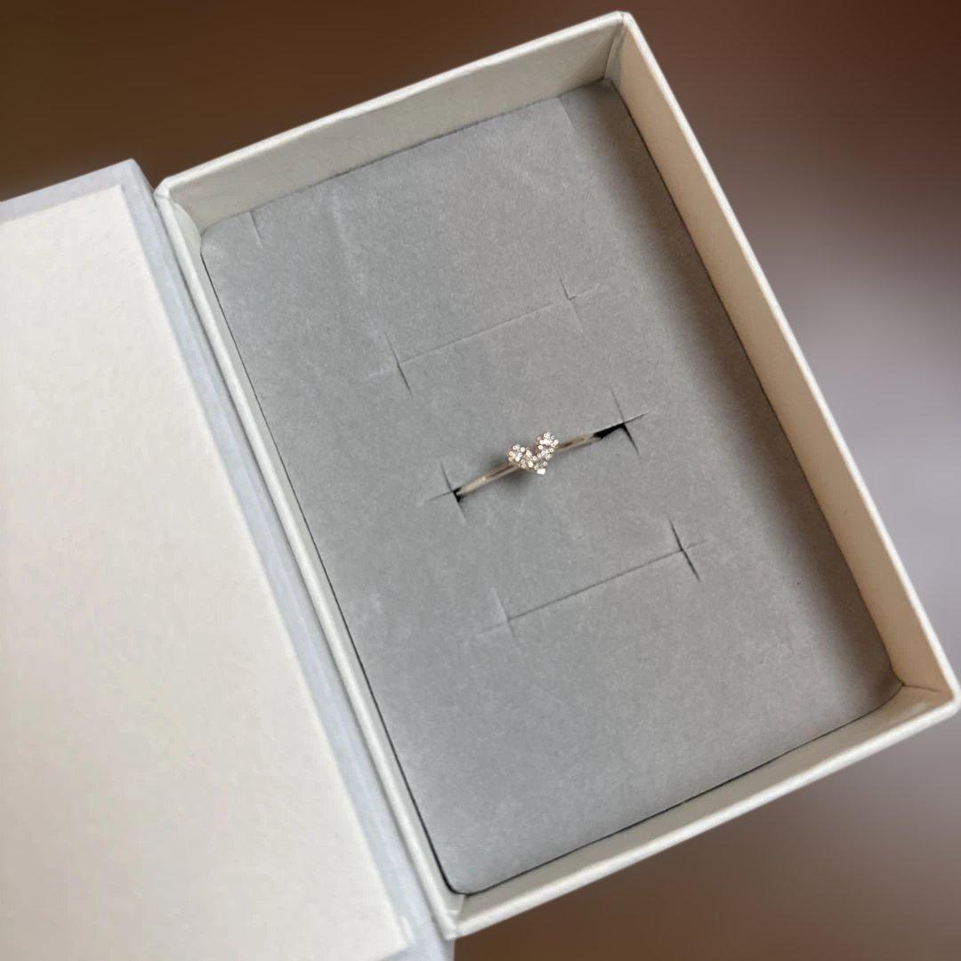 ジュエルクローゼットk10 ハートダイヤモンドリング