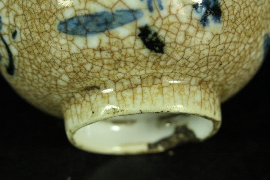 中国美術 龍紋 碗 時代物(K-YC452)