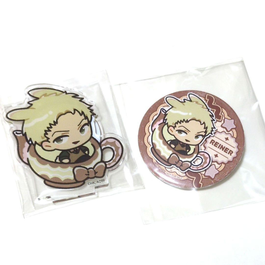 希少 レア プリロール 缶バッジ アクリルスタンド 進撃の巨人 ライナー