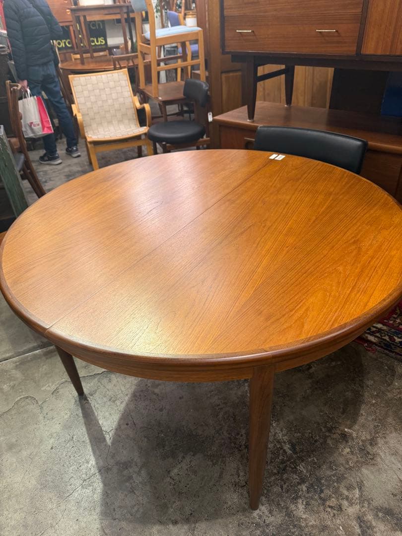 【美品】G-PLAN/ジープラン ラウンドダイニングテーブル フレスコ 北欧