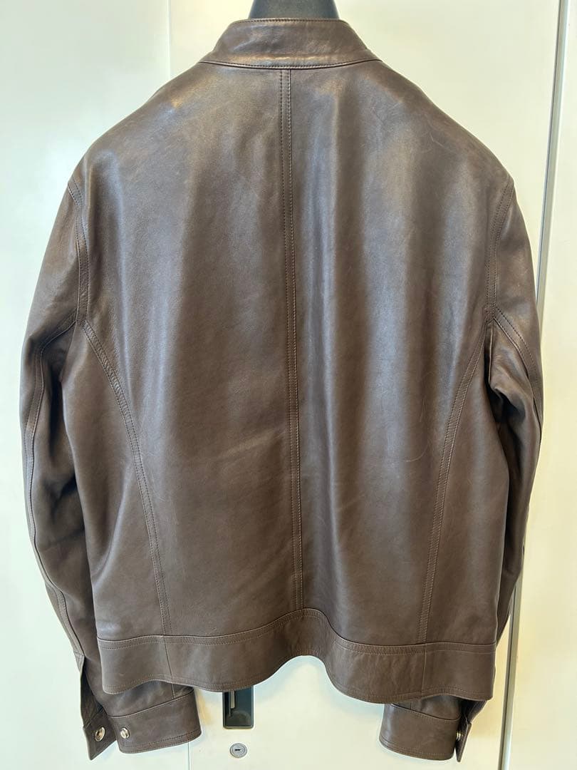 EMMETI JURI サイズ50 ラムナッパレザー　ライダースジャケット