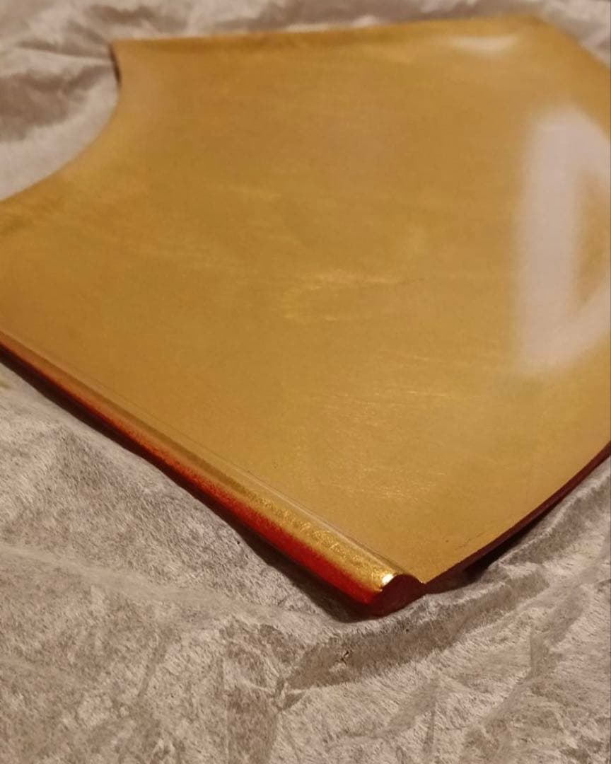 金箔工芸品 扇形漆器