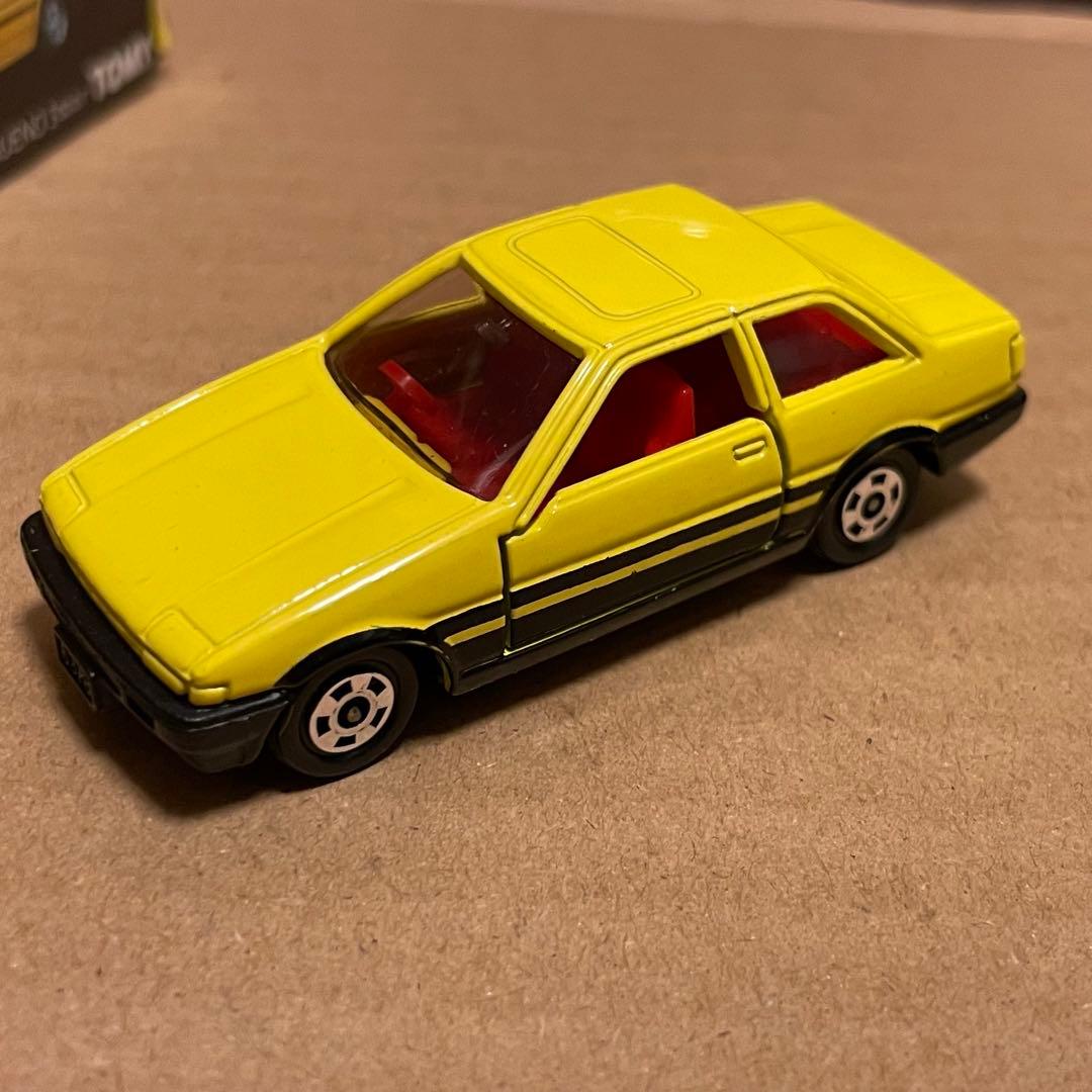 黒箱トミカ トヨタ スプリンタートレノ 2ドア　当時物　日本製　黄色　極上品