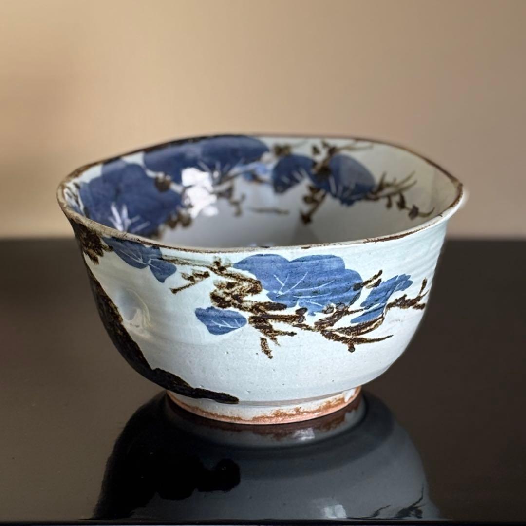 京焼名工 五代 清風与平造 瑞松 鉢 茶道具 菓子鉢 盛鉢 共箱 共布付き