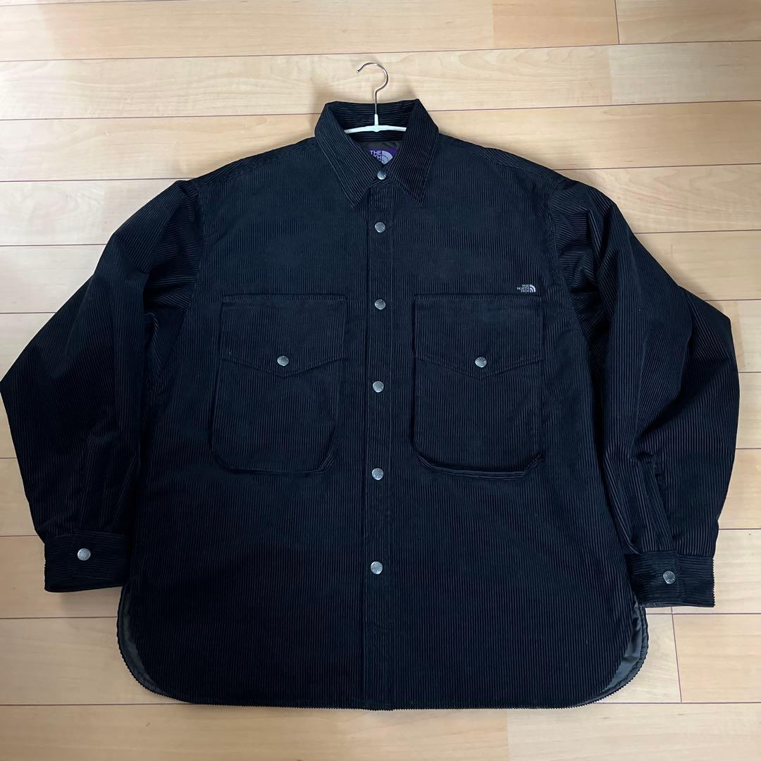 【美品Mサイズ】TNF PURPLE LABEL コーデュロイシャツジャケット