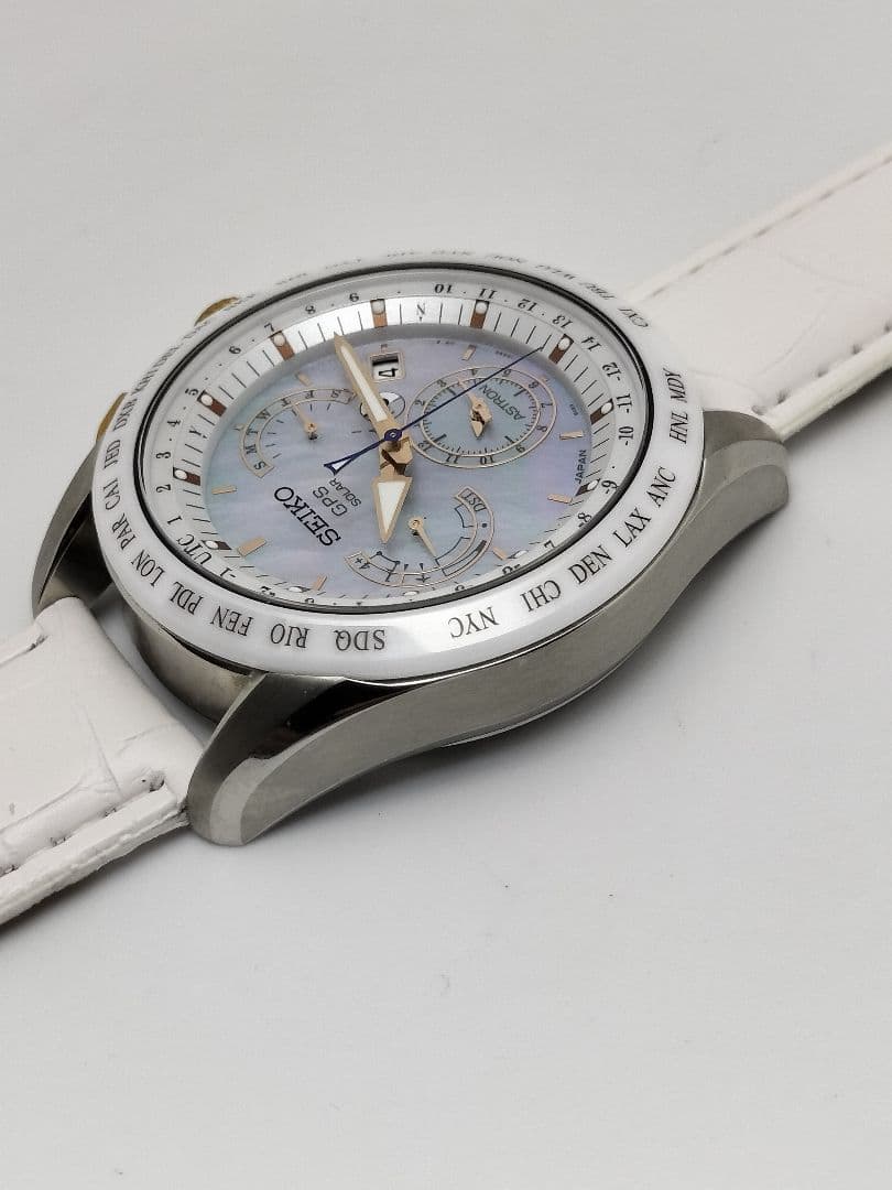 希少人気モデル　新品ベルト　セイコー　GPS 　　8X53 チタニウム