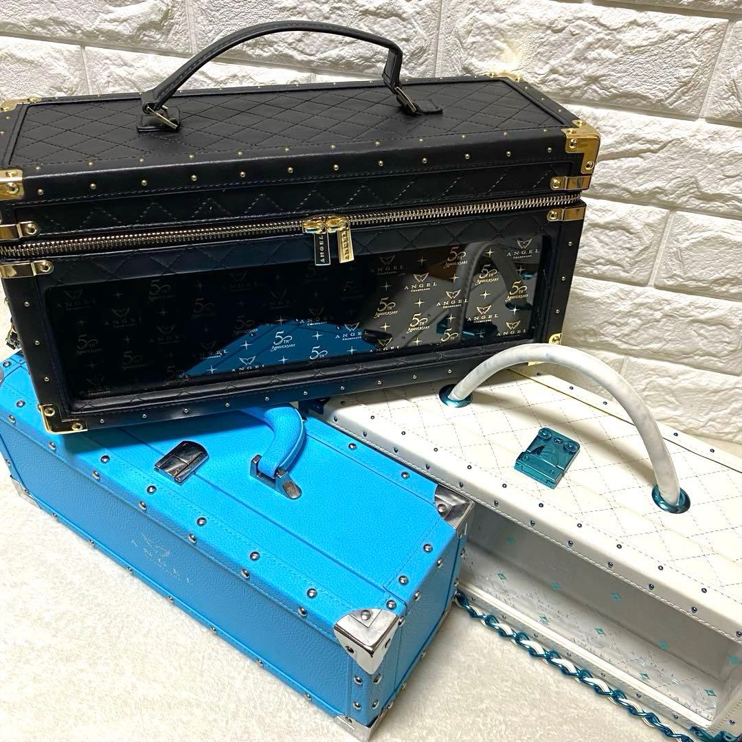 エンジェルシャンパン/5周年/空箱/ホワイトデー/レザー/３点セット