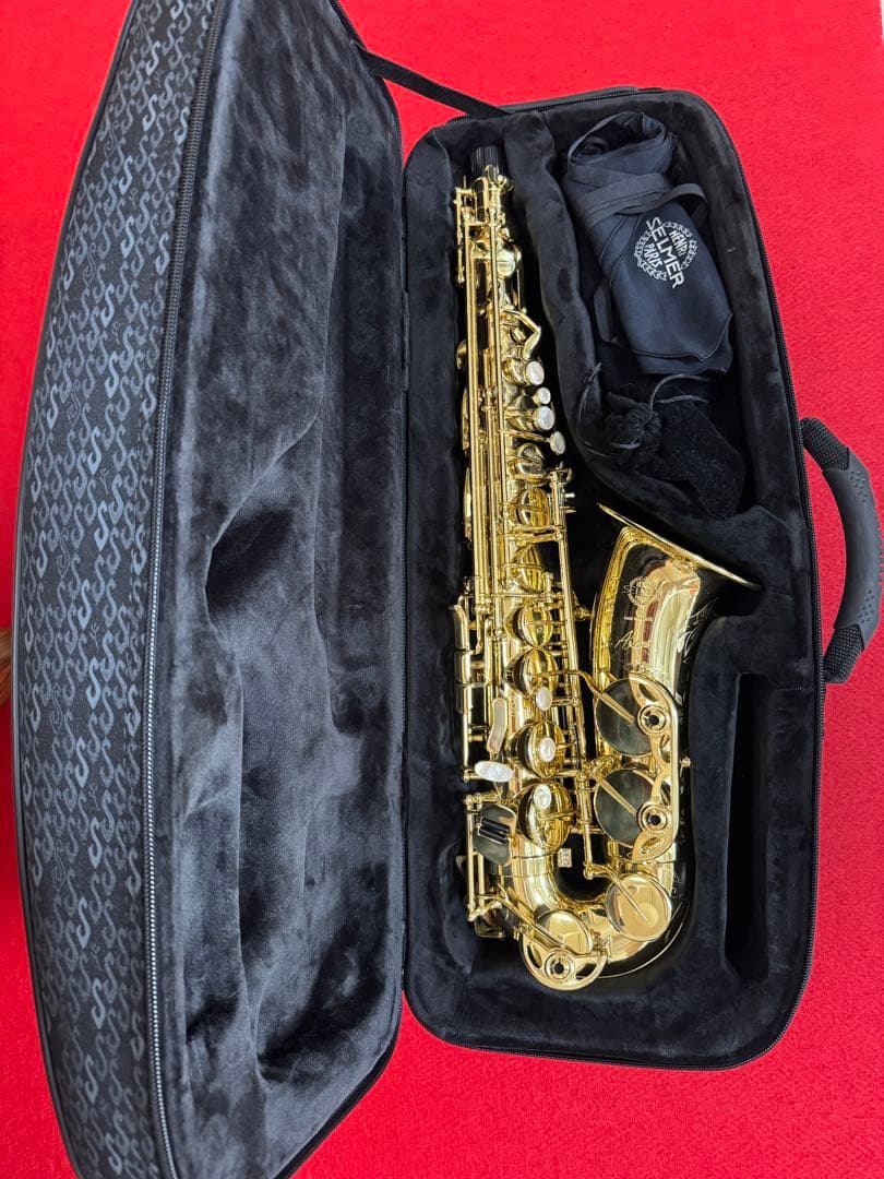 アルトサックス セルマーゴールド 本体と付属品