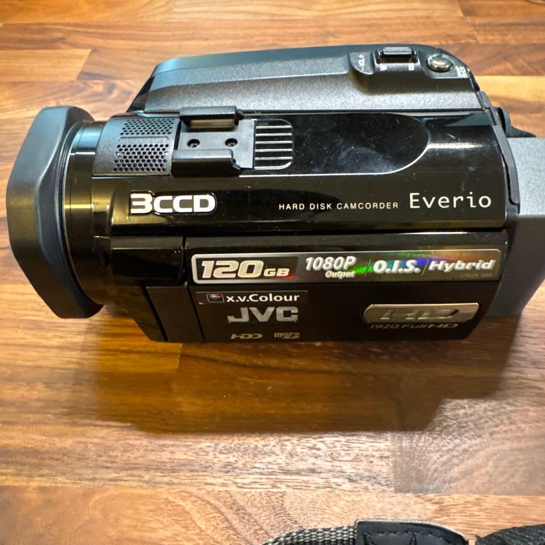 JVC Everio ビデオカメラ 120GB 1080P O.I.S.