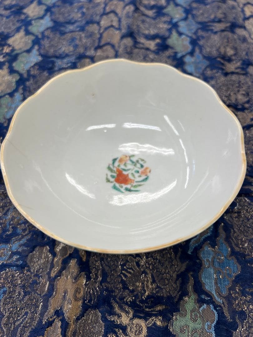 中国大清嘉靖年製碗　唐物古美術品　江戸アンティーク骨董コレクション青磁