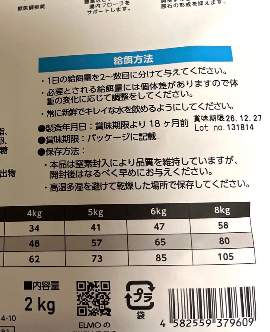 ELMO ユリナリーケア ドライキャットフード 6.8kg