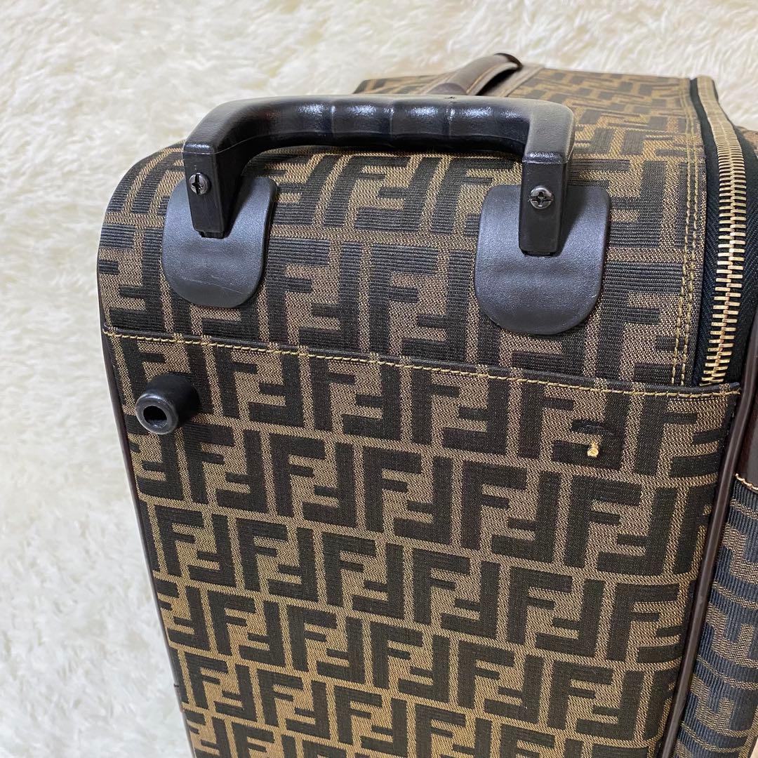 希少✨FENDI ズッカ柄 二輪キャリーバッグ 機内持ち込み スーツケース