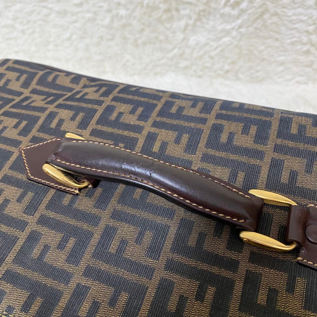 希少✨FENDI ズッカ柄 二輪キャリーバッグ 機内持ち込み スーツケース