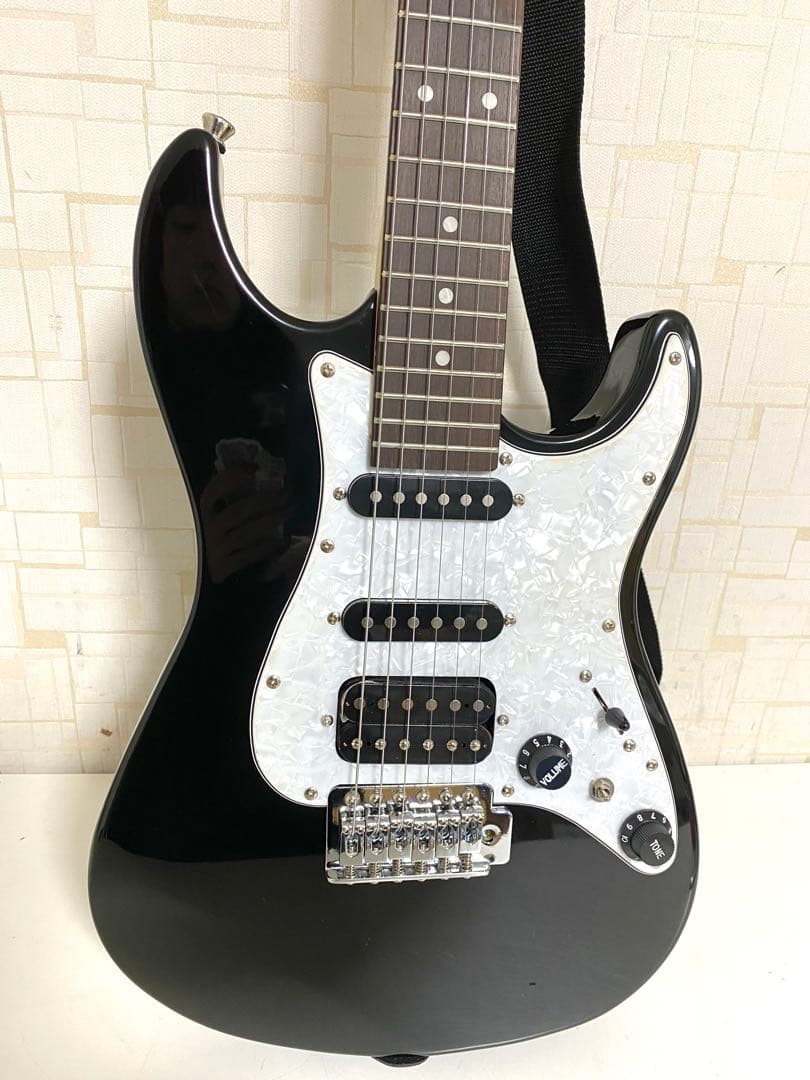 Bacchus Universe Series エレキギター ブラック キッズ用