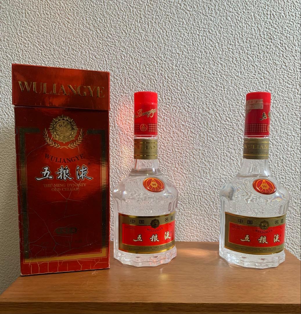 五粮液 ごりょうえき 2000年 39% 2本 中国酒 古酒 生産日付