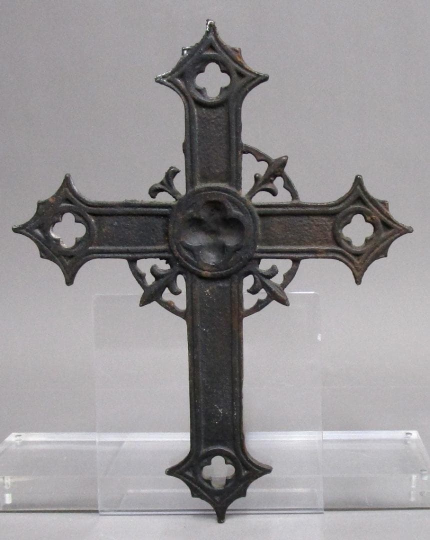 隠れキリシタン　クロス仏坐像　十字架壁掛け