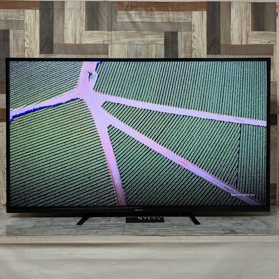即日受渡❣️全国送料込DMM55V型4K液晶ディスプレイHDRスピーカーリモコン