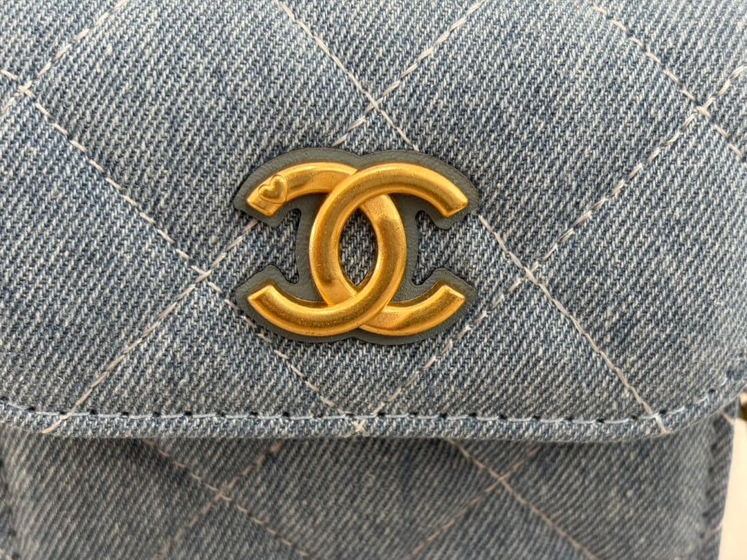 シャネル ノベルティ ショルダーバッグ ミニデニム