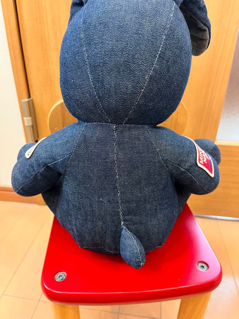 超希少⭐︎新品同様ミキハウス⭐︎ぬいぐるみ　うさぎ　デニム