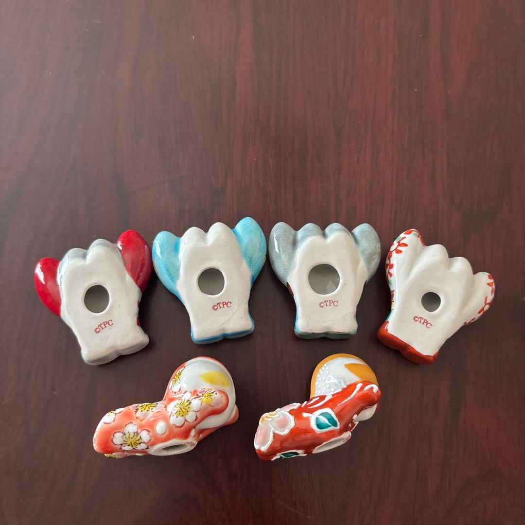 九谷焼　ウルトラマン　バルタン星人　箸置き