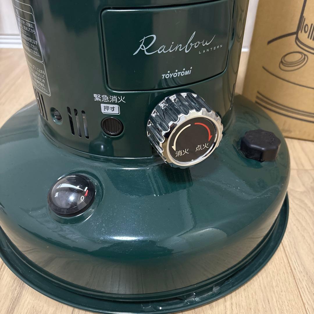 TOYOTOMI RL-250 ストーブ グリーン説明書　箱　レインボーランタン