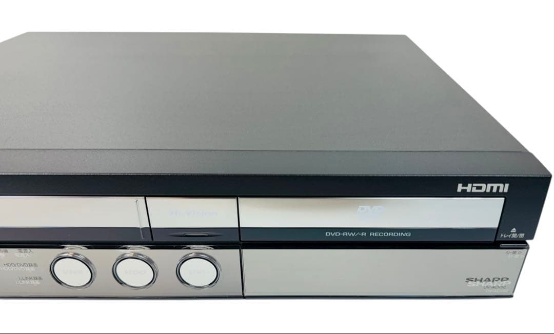 シャープ ダビング機能搭載 VHS一体型 DVDレコーダー DV-ACV52