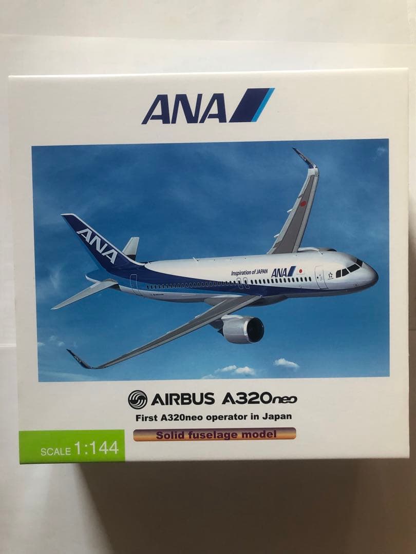 全日空商事　1/144 ANA A320 neo Solid model