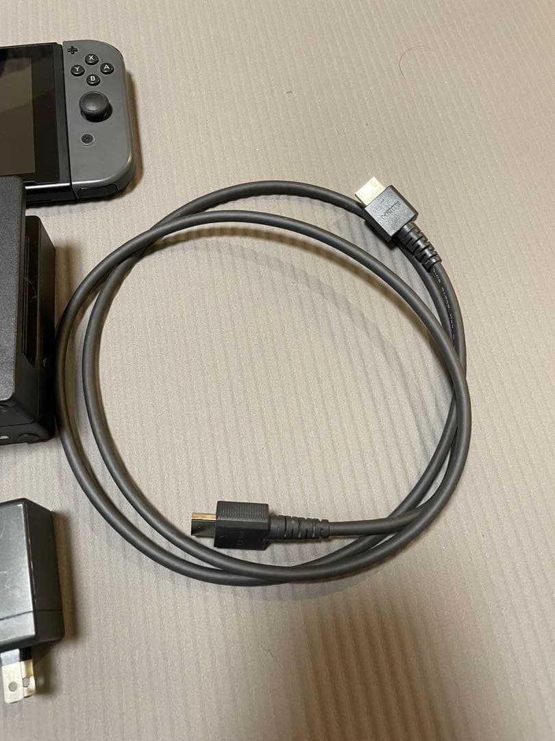 Nintendo Switch グレー 本体 SDカード・充電器・ケース付き