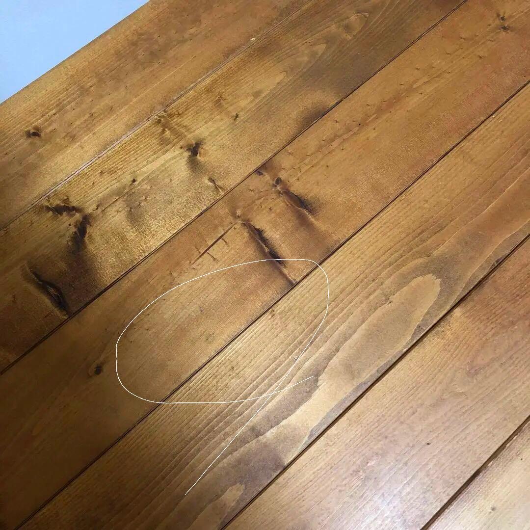 ローテーブル【一点物】ハンドメイド　センターテーブル　木材　ブルックリンスタイル