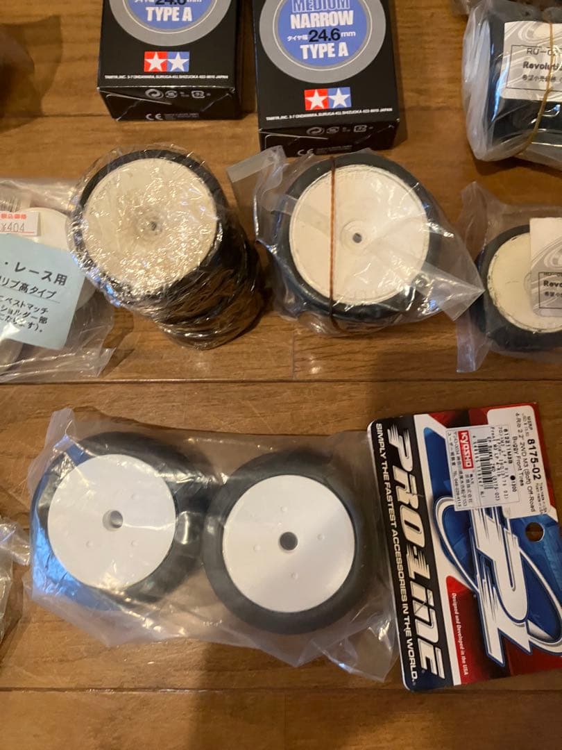 タミヤ他　タイヤホイール他パーツ多数