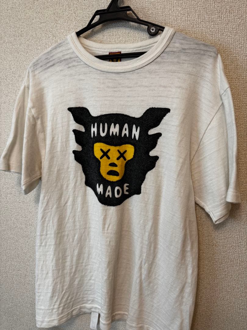 【正規品】HUMAN MADE KAWS TEE ホワイト M コラボ Tシャツ