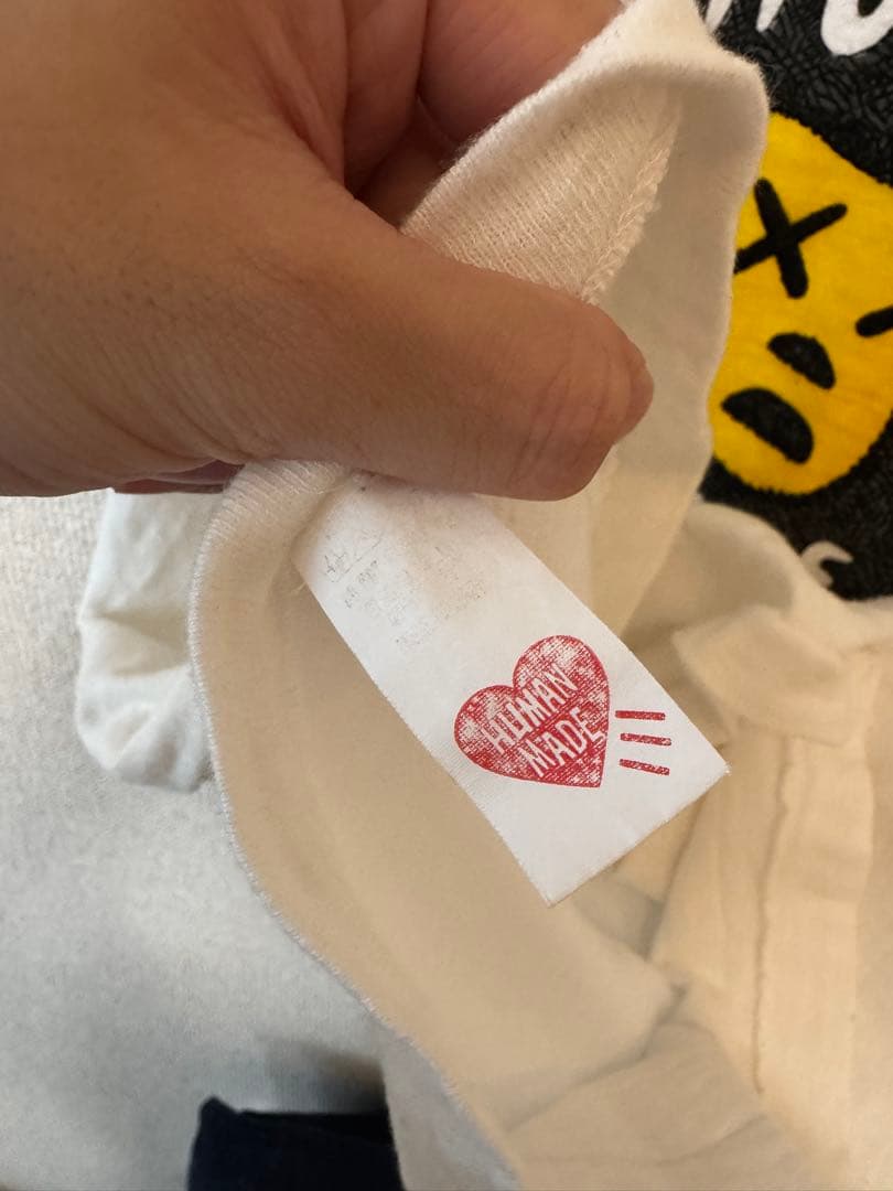 【正規品】HUMAN MADE KAWS TEE ホワイト M コラボ Tシャツ