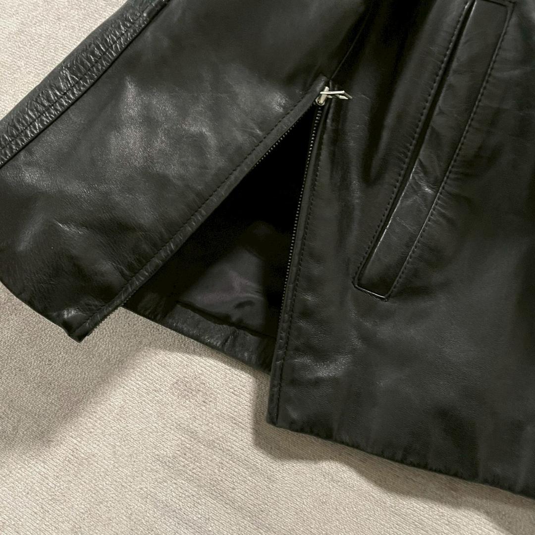 美品 Paul Smith 名作 馬革 シングルライダース M