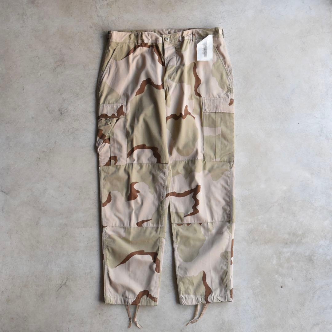 U.S.ARMY BDU デザートカモフラージュ 米軍実物 迷彩 L-R 未使用