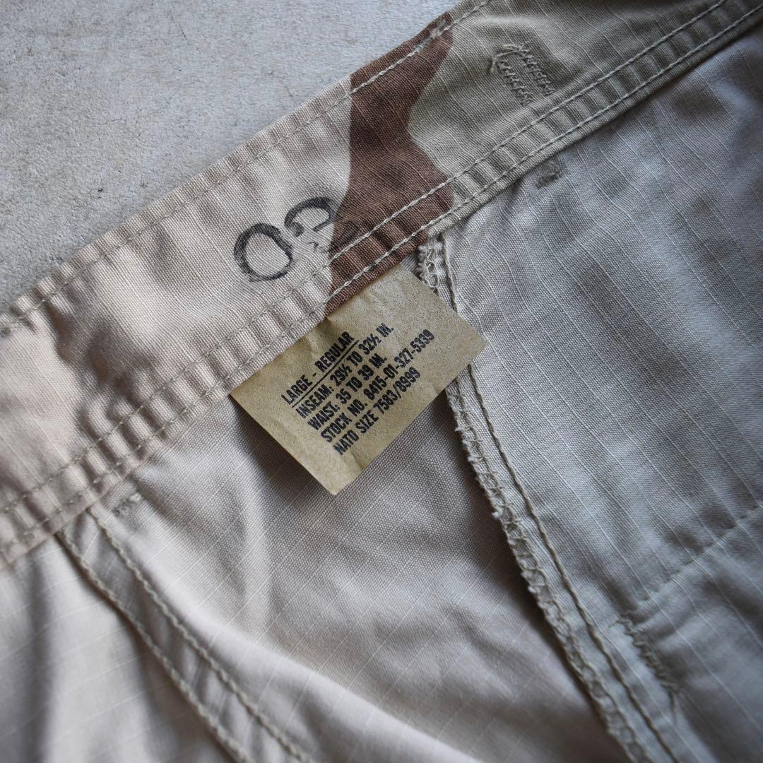 U.S.ARMY BDU デザートカモフラージュ 米軍実物 迷彩 L-R 未使用