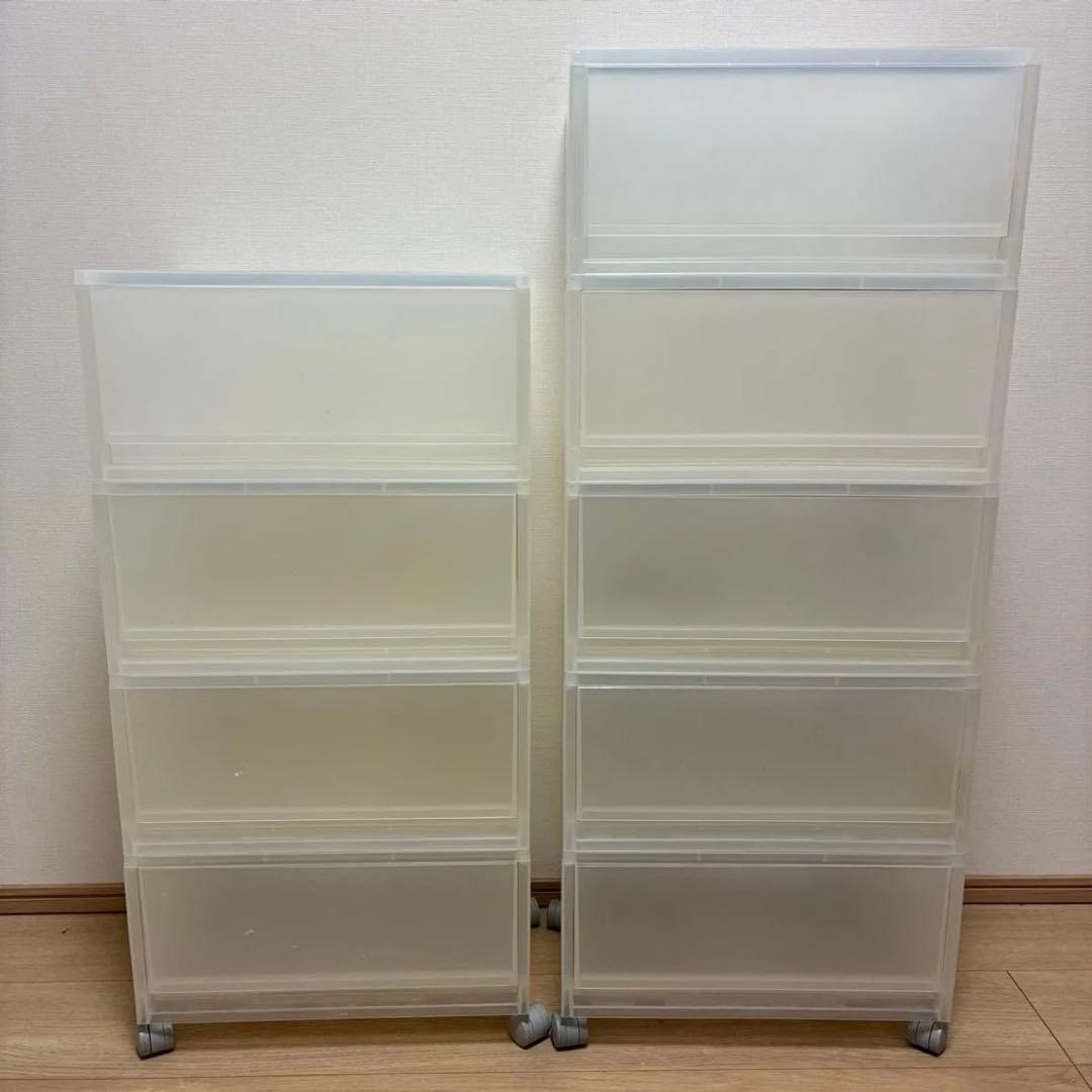 無印良品 ポリプロピレン 小物収納ケース ワイド 大×9個セット