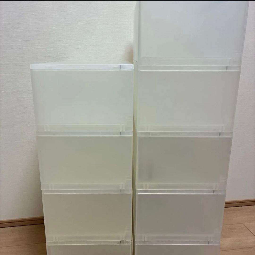 無印良品 ポリプロピレン 小物収納ケース ワイド 大×9個セット