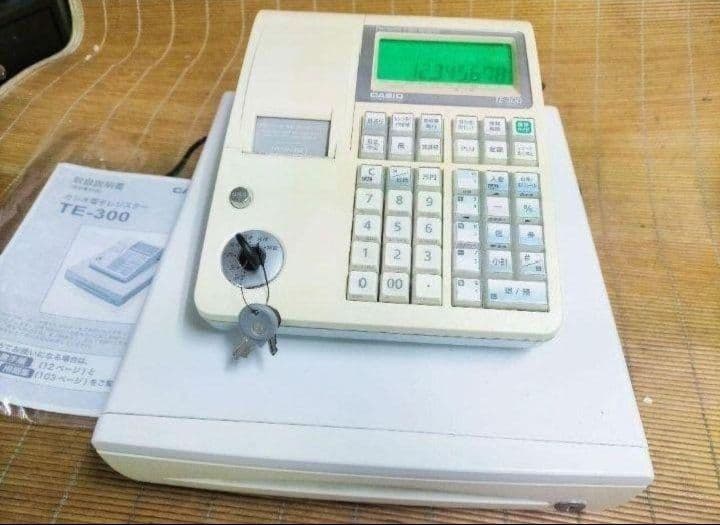カシオレジスター　TE-300　 設定無料　送料無料人気機種　918888